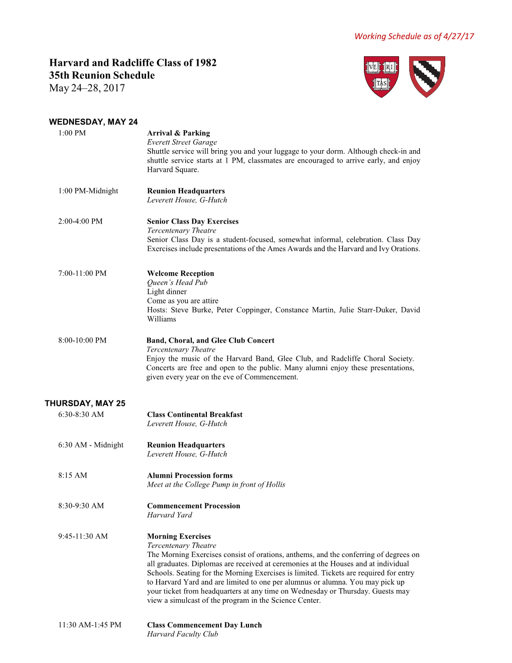 harvard-and-radcliffe-class-of-1982-35th-reunion-schedule-may-24-28-2017-docslib