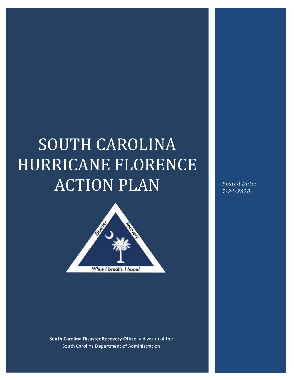 South Carolina Hurricane Florence Action Plan