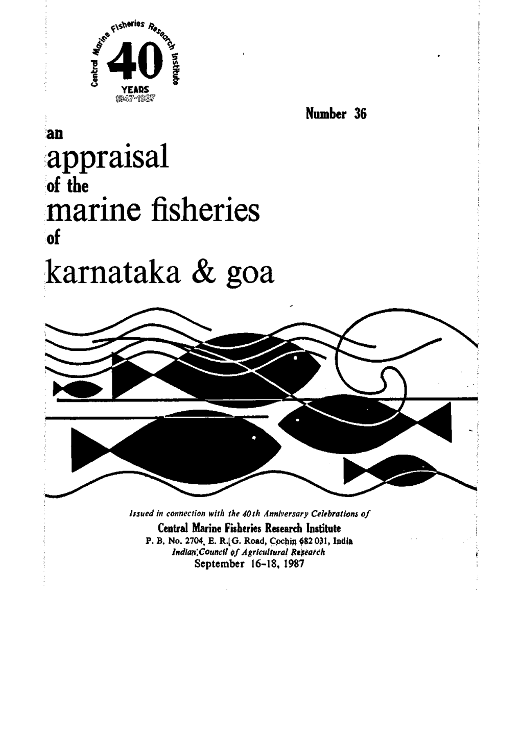 Appraisal Marine Fisheries Karnataka &