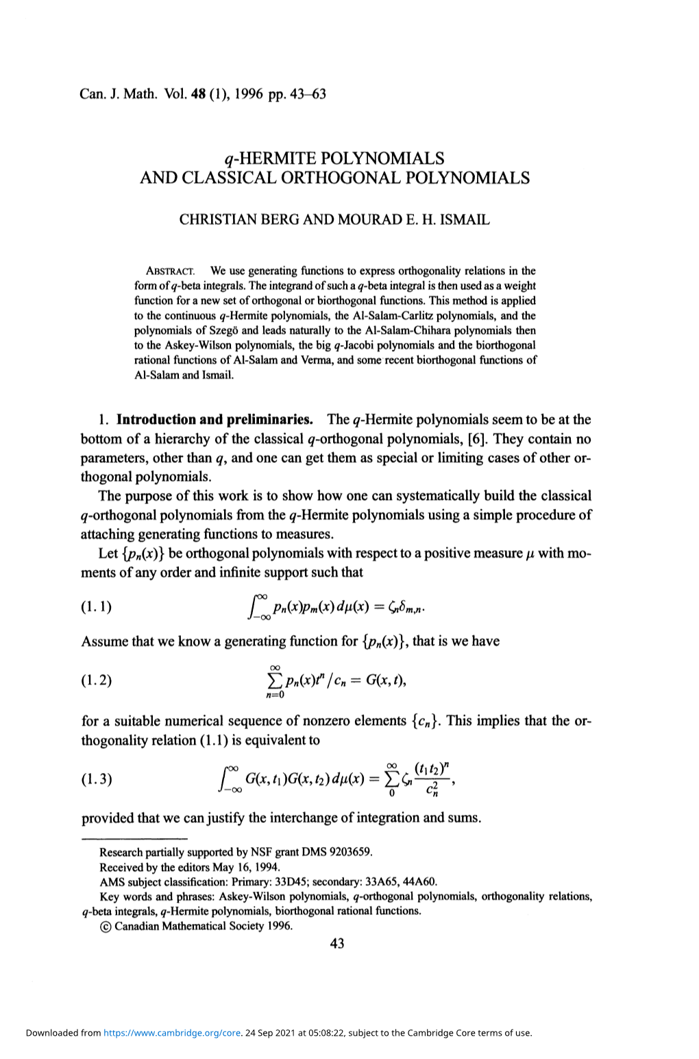 4-Hermite Polynomials and Classical Orthogonal Polynomials