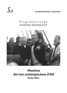 Maestros Del Cine Contemporáneo (VIII) Peter Weir
