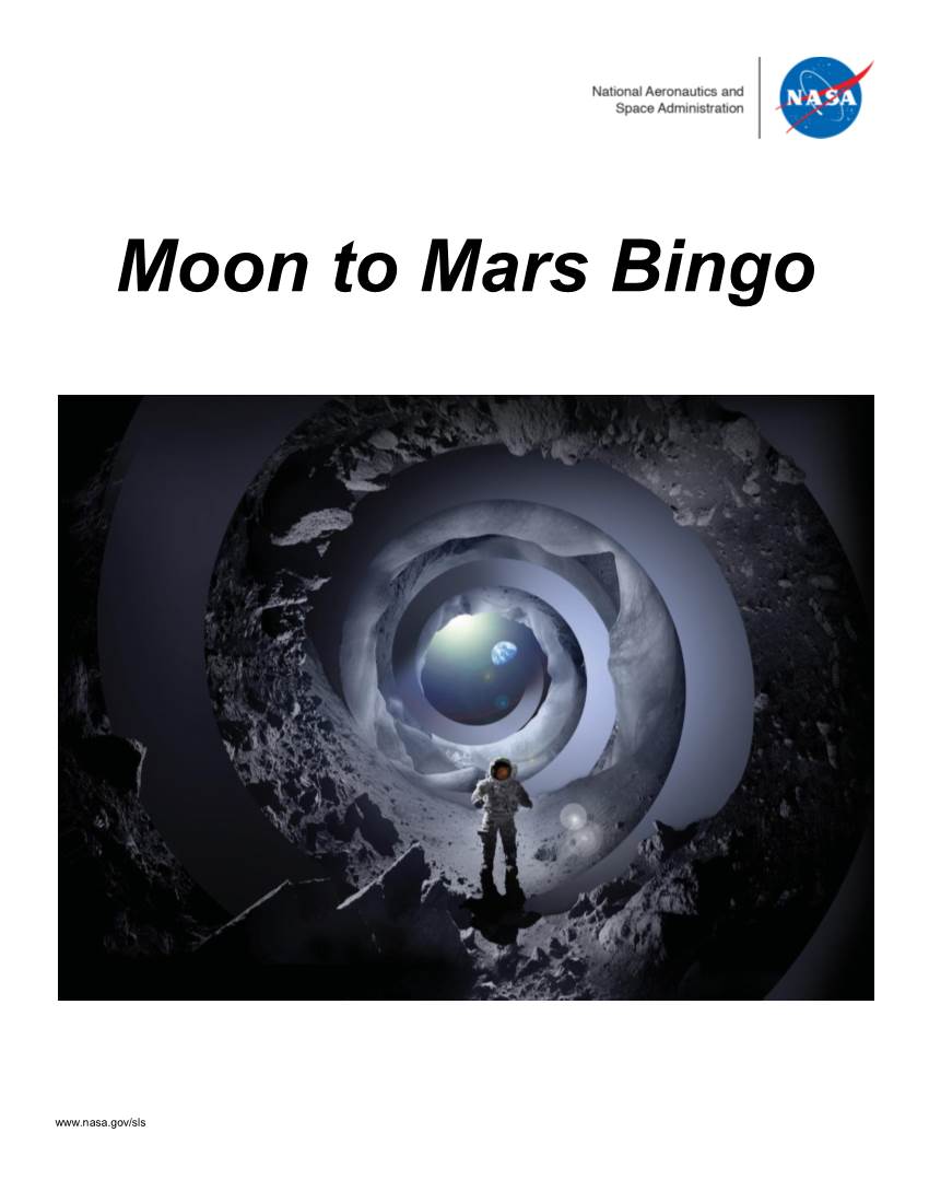 Moon to Mars Bingo