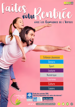 Enfance-Jeunesse Séniors Sport Culture Lecture Numérique Loisirs