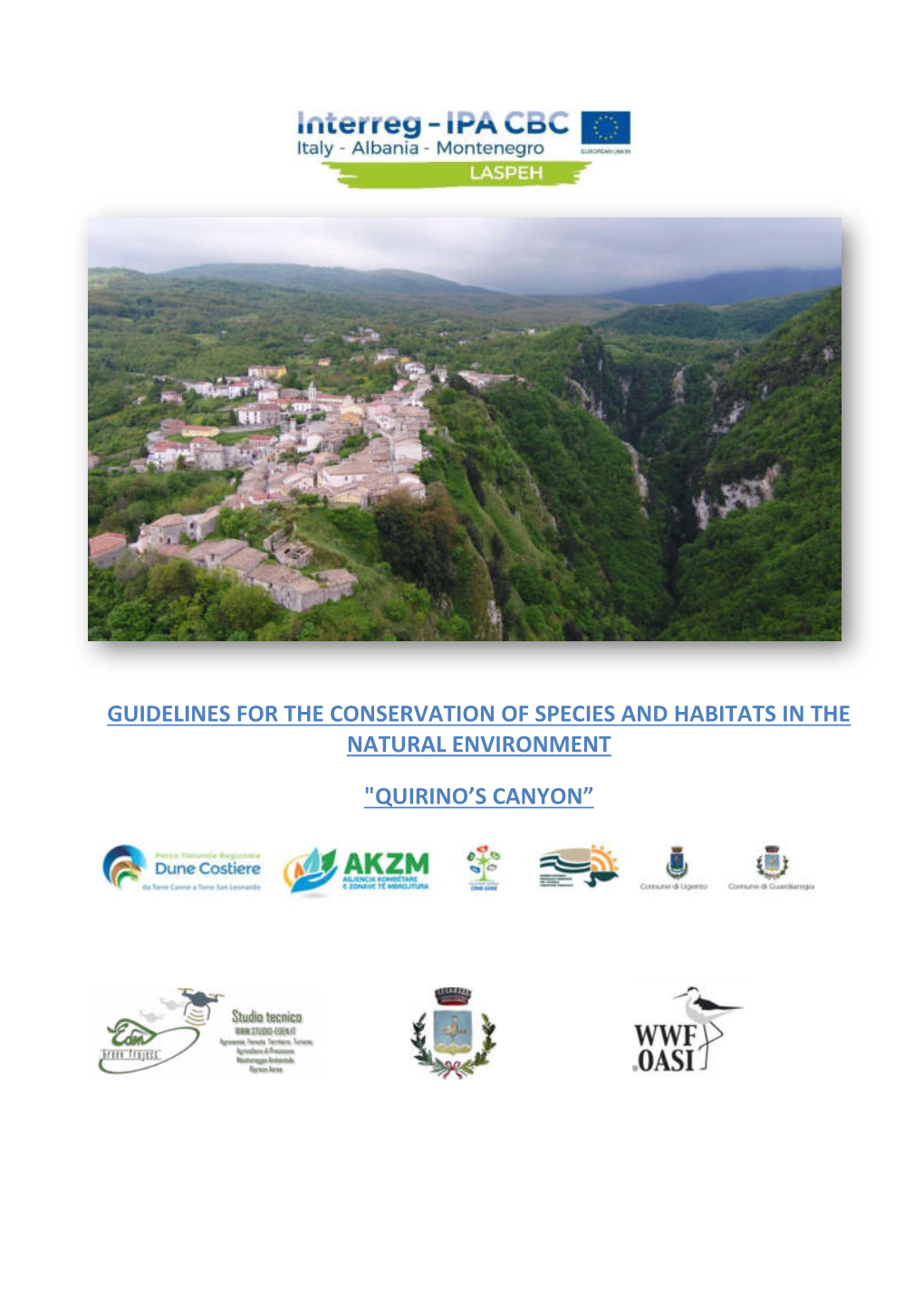 Guidelines for the Conservation of Species and Habitats in the Natural Environment
