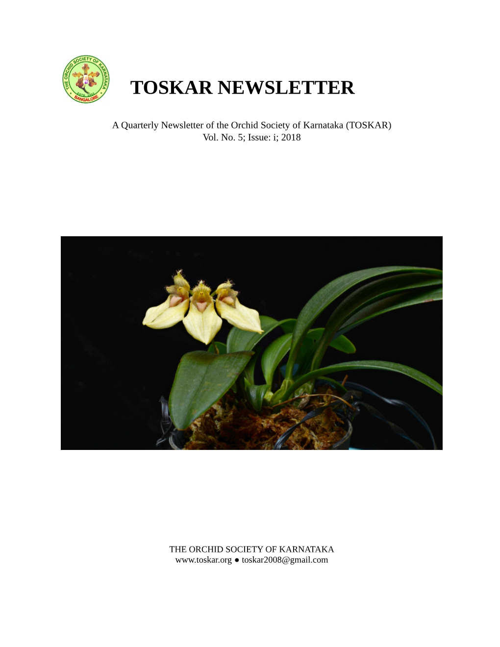 Toskar Newsletter