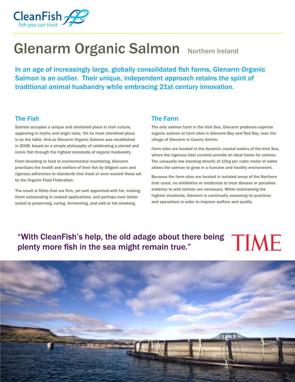 Glenarm Organic Salmon Northern Ireland