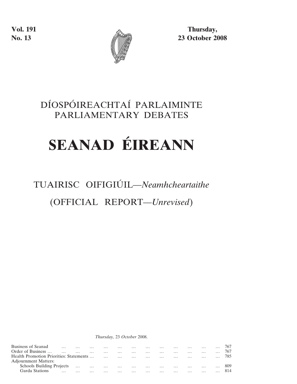 Seanad E´Ireann