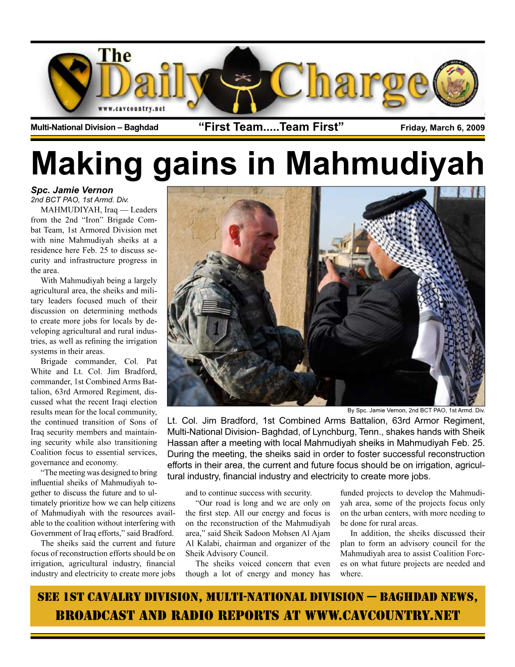 Making Gains in Mahmudiyah Spc