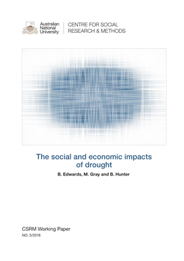 The Social and Economic Impacts of Drought B