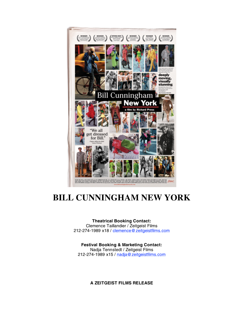 Bill Cunningham New York