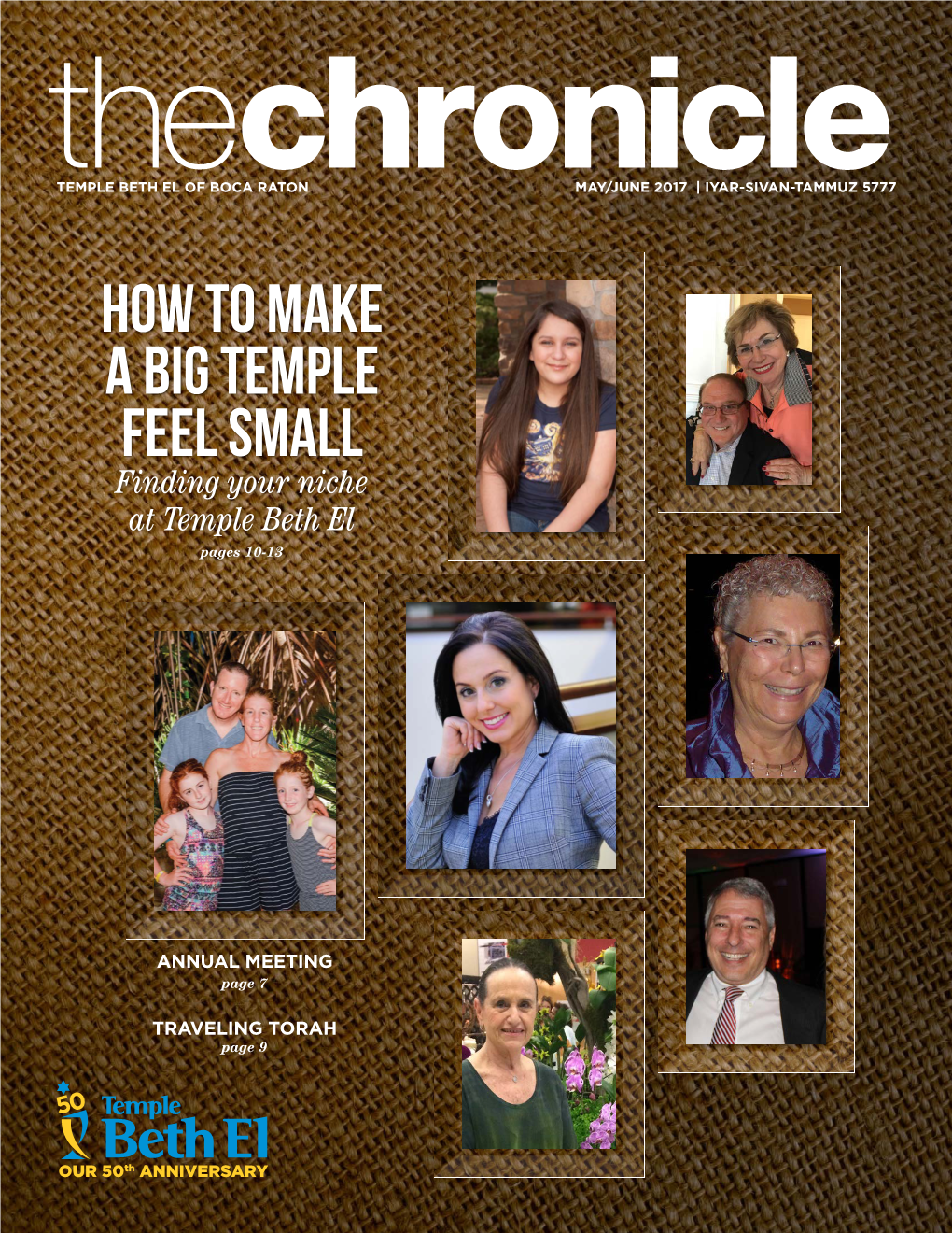 How to Make a Big Temple Feel Small Finding Your Niche at Temple Beth El Pages 10-13