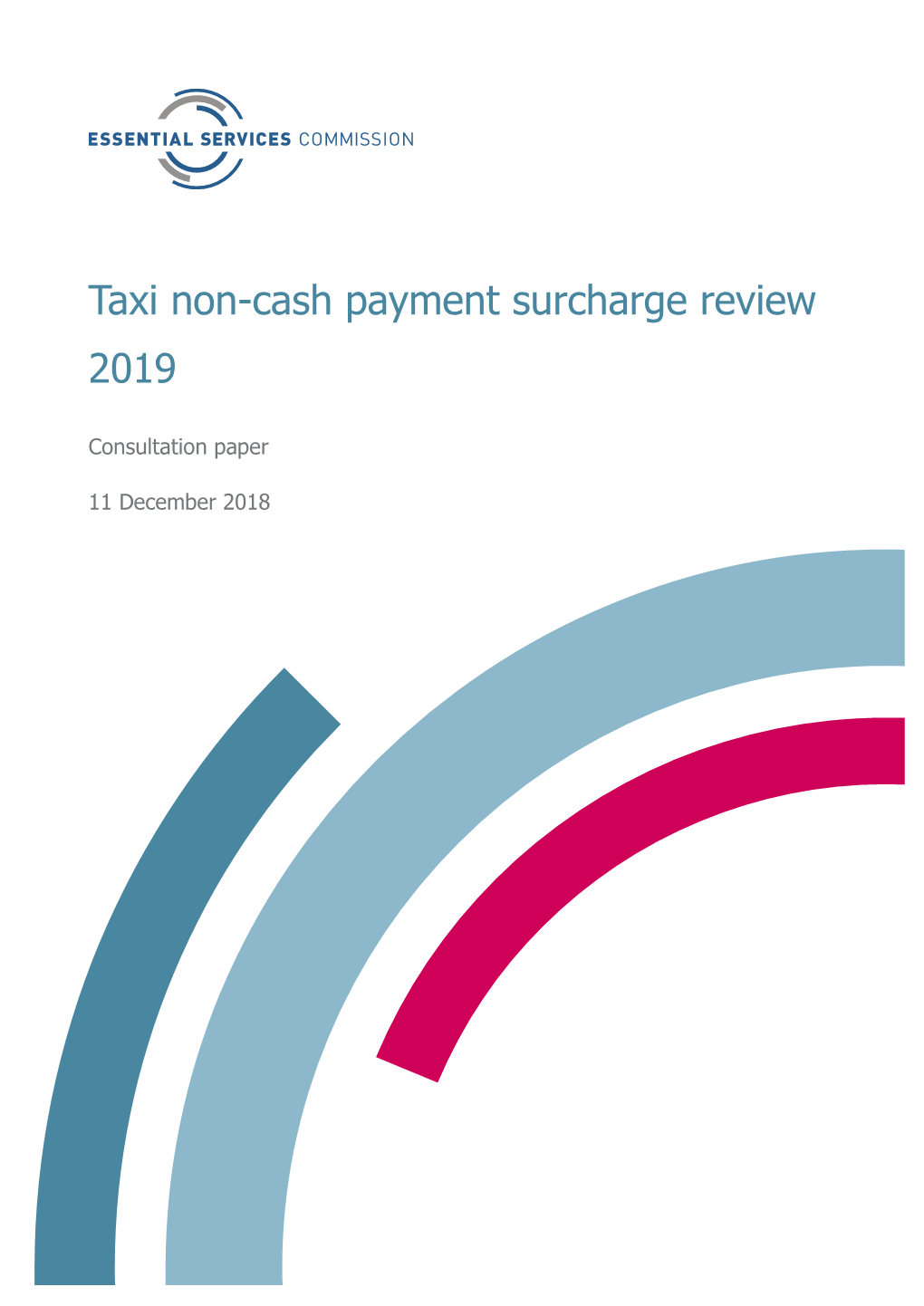 Taxi Non-Cash Payment Surcharge Review 2019
