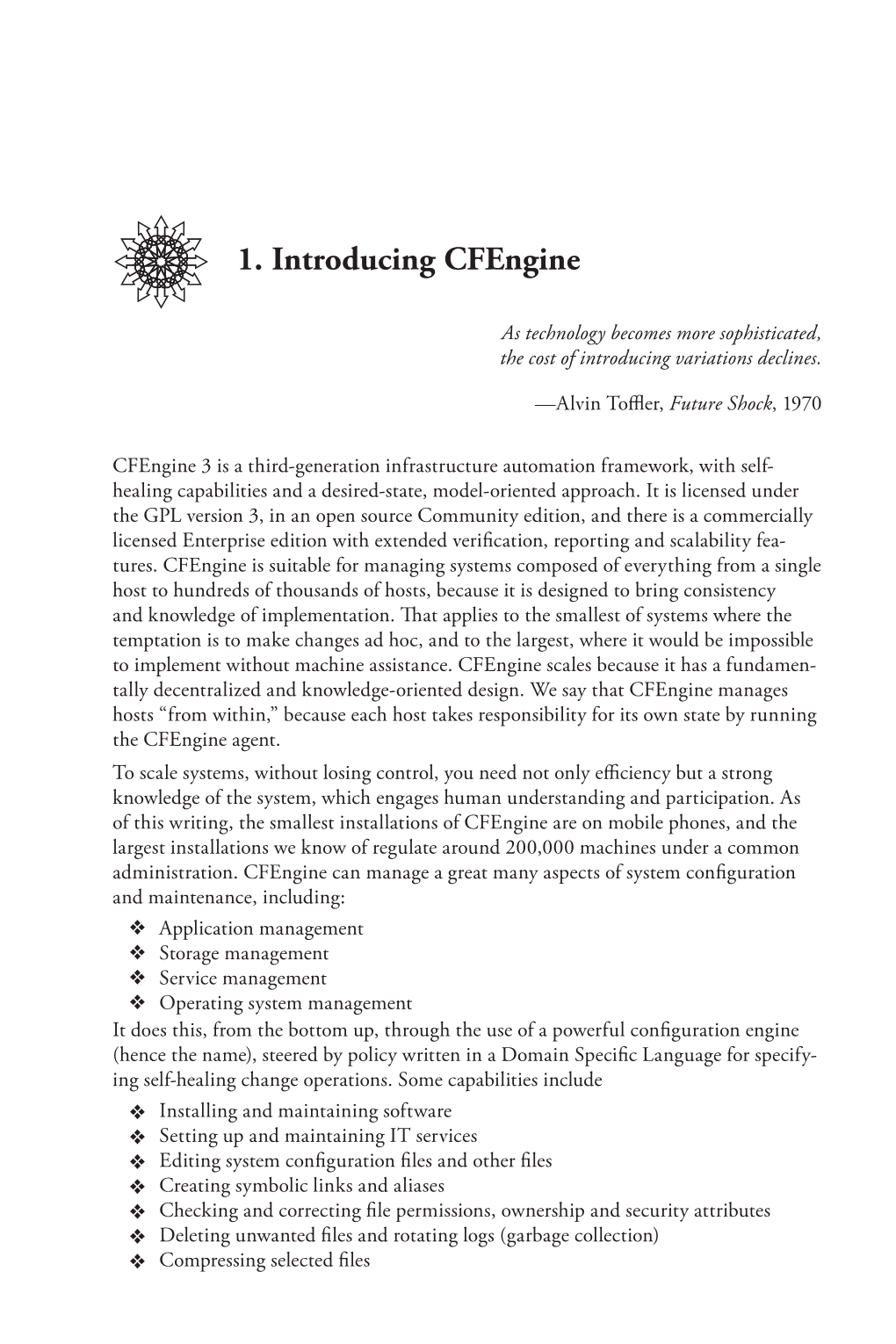 1. Introducing Cfengine