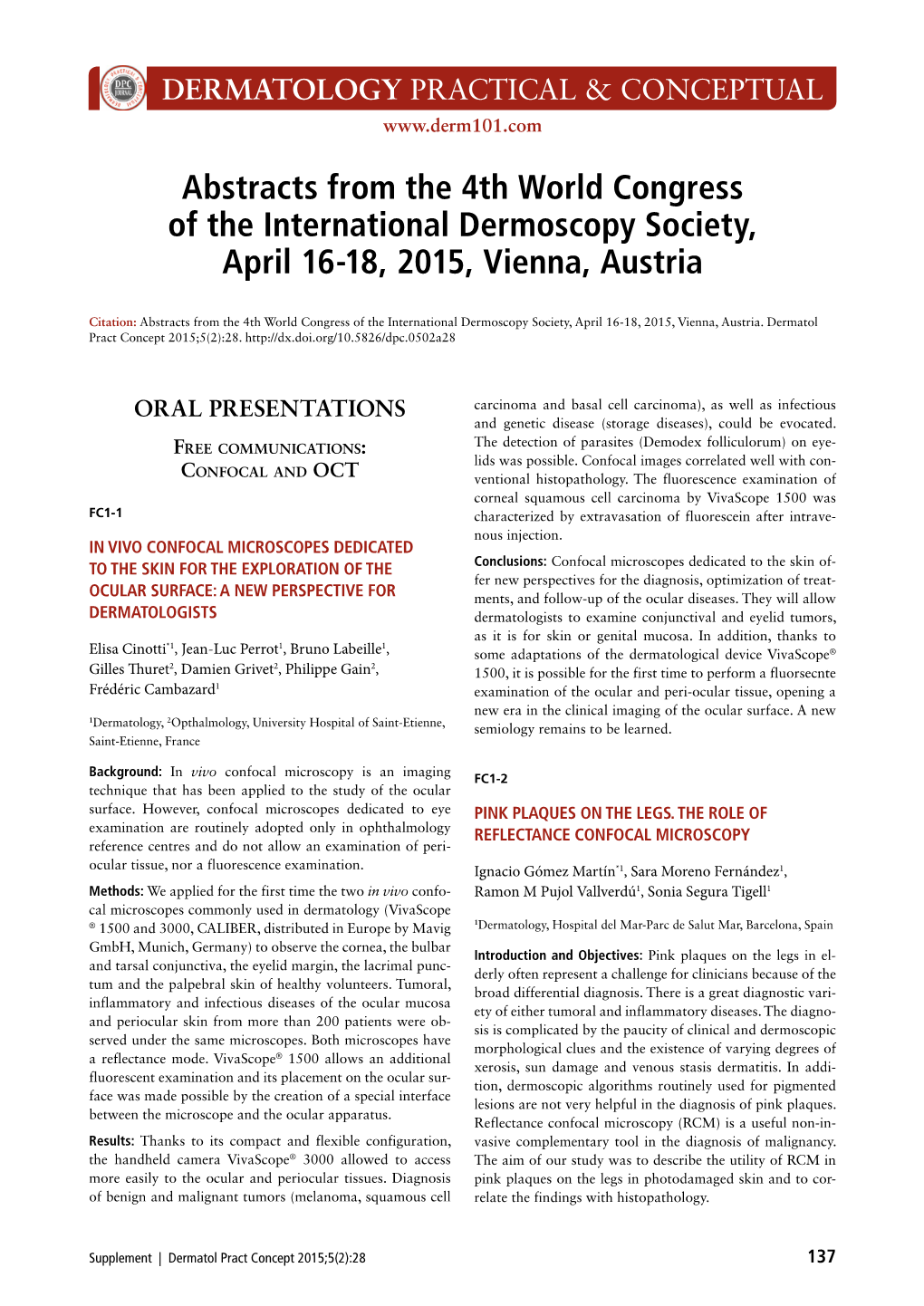 Dermatology: Practical and Conceptual