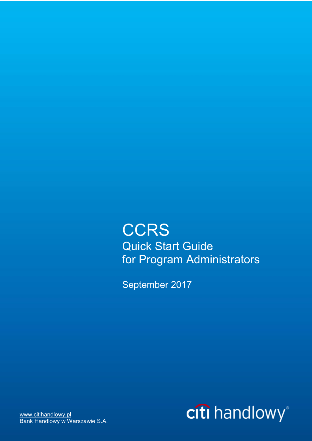 Quick Start Guide for Program Administrators