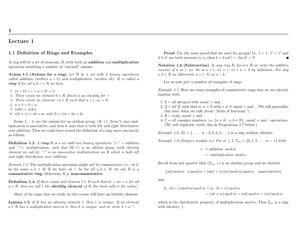 Lecture Notes/103Bsweeks1-3.Pdf