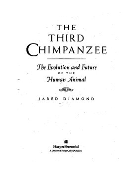 The Third Chimpanzee CH 18 by J. Diamond