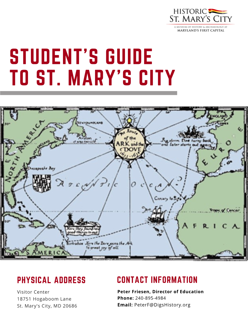 Student's Guide to St. Mary's City