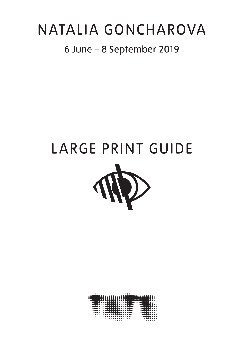 Natalia Goncharova Large Print Guide