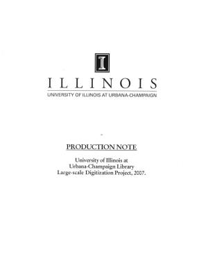 I Llinoi S University of Illinois at Urbana-Champaign