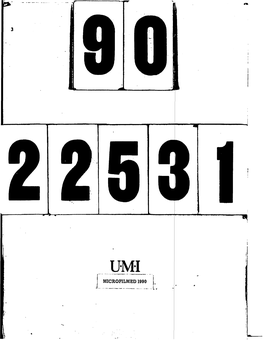 Microfilmed 1990 Information to Users