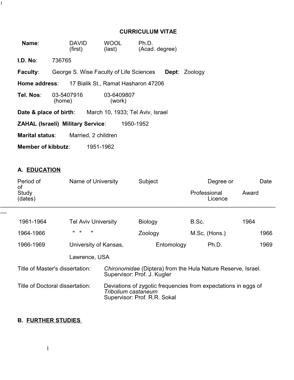 Curriculum Vitae s84