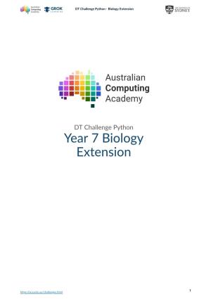 DT Challenge Python ‑ Biology Extension