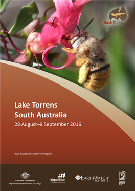 Lake Torrens SA 2016, a Bush Blitz Survey Report