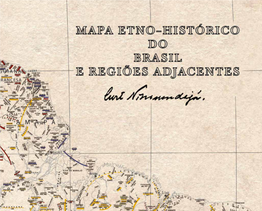 Mapa Etno-Histórico Do Brasil E Regiões Adjacentes