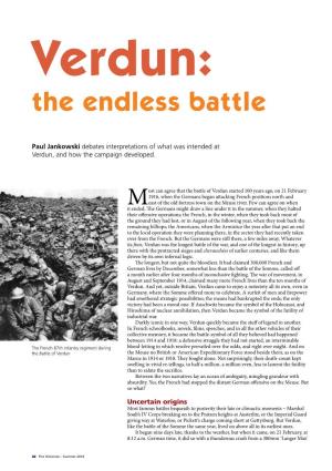 Verdun: the Endless Battle