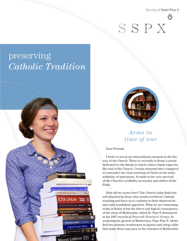 Preserving Catholic Tradition