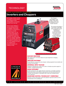 Inverters and Choppers