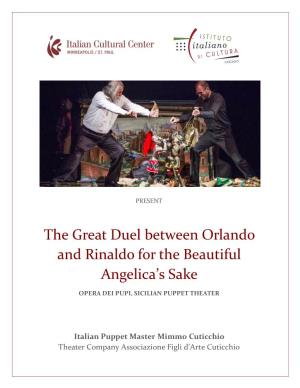 The Great Duel Between Orlando and Rinaldo for the Beautiful Angelica's Sake