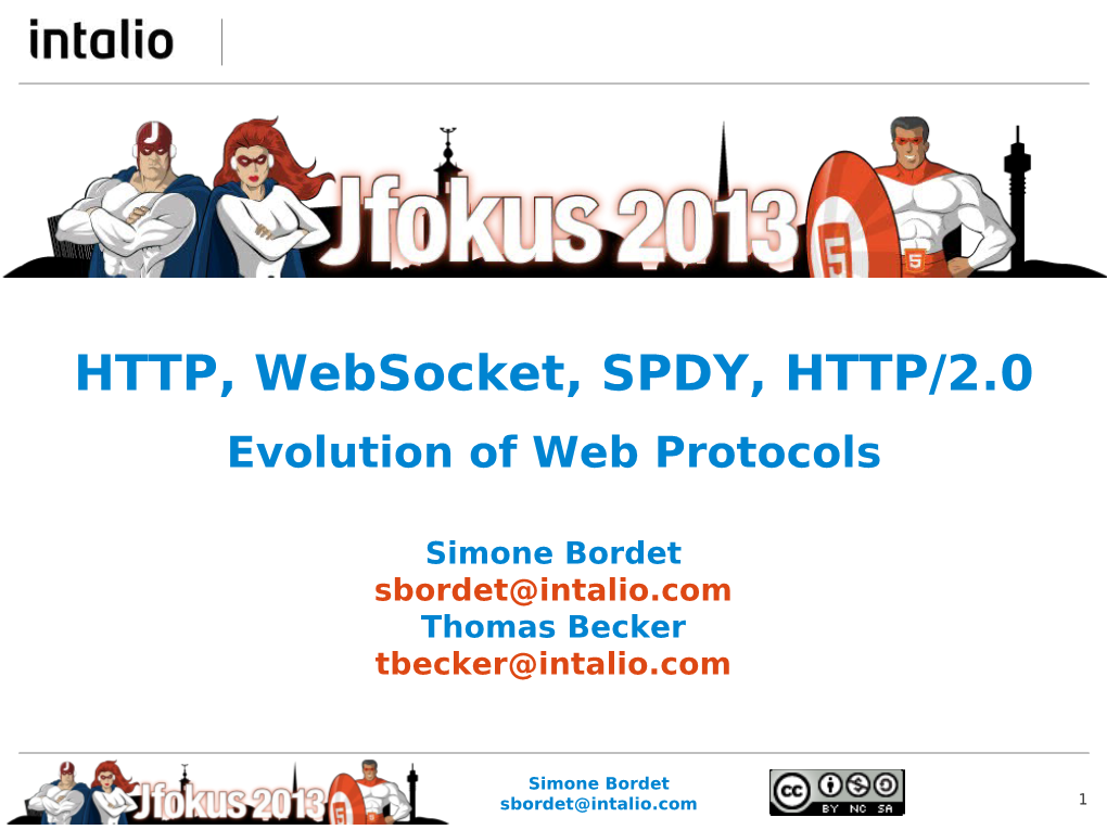 SPDY, HTTP/2.0 Evolution of Web Protocols