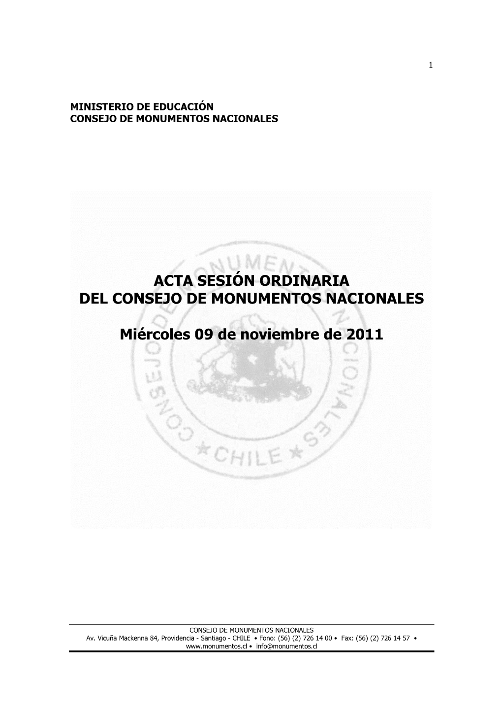 13. Acta Sesión 09.11.2011 COMPLETA DEF Con Obs Incor