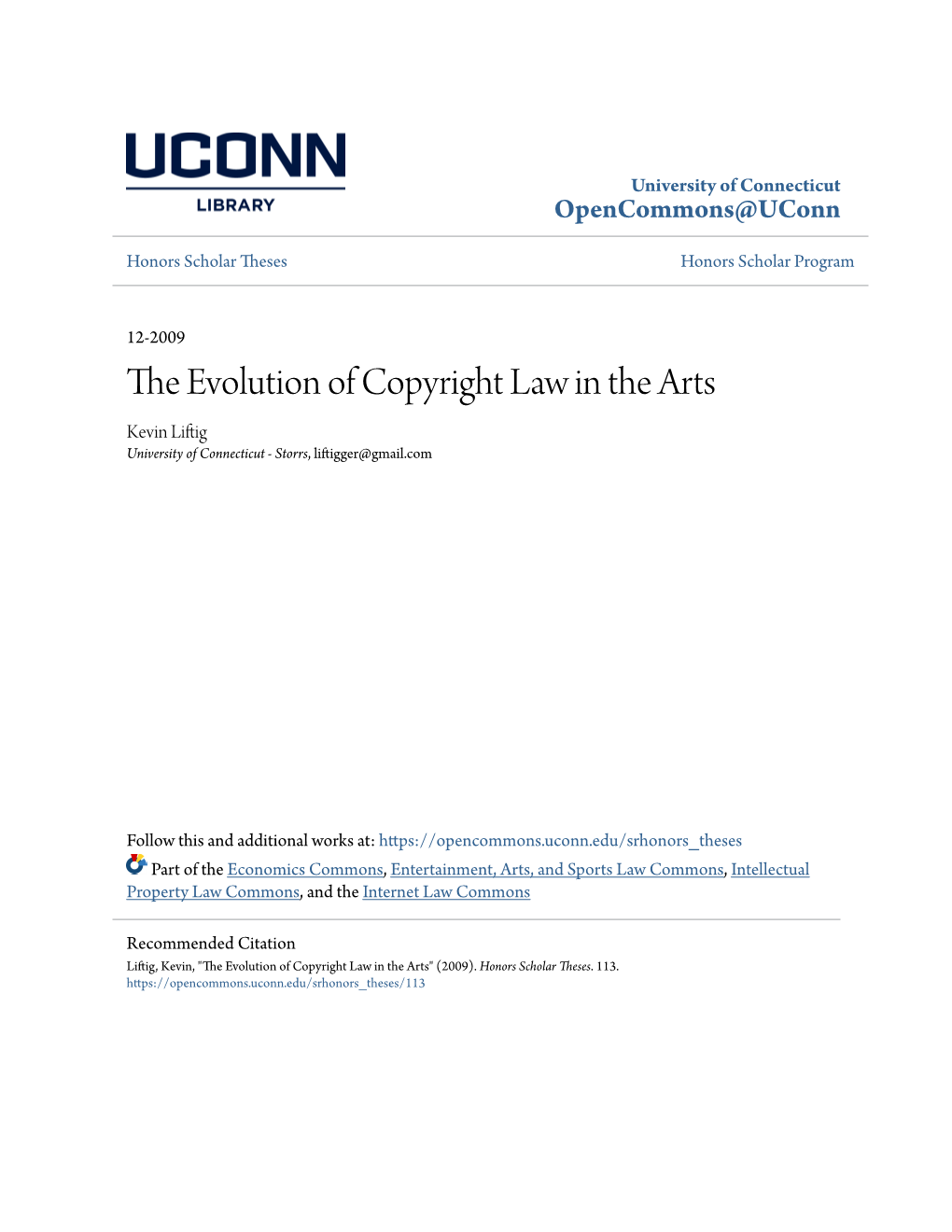 The Evolution of Copyright Law in the Arts