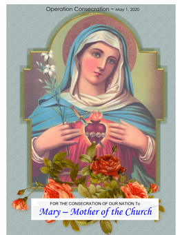 Mary – Mother of the Church