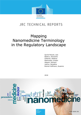 Mapping Nanomedicine Terminology in the Regulatory Landscape