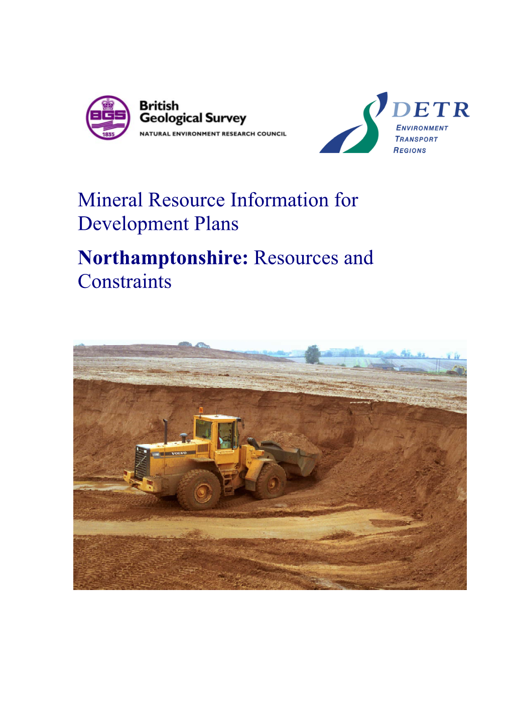 Mineral Resources Report for Northamptonshire