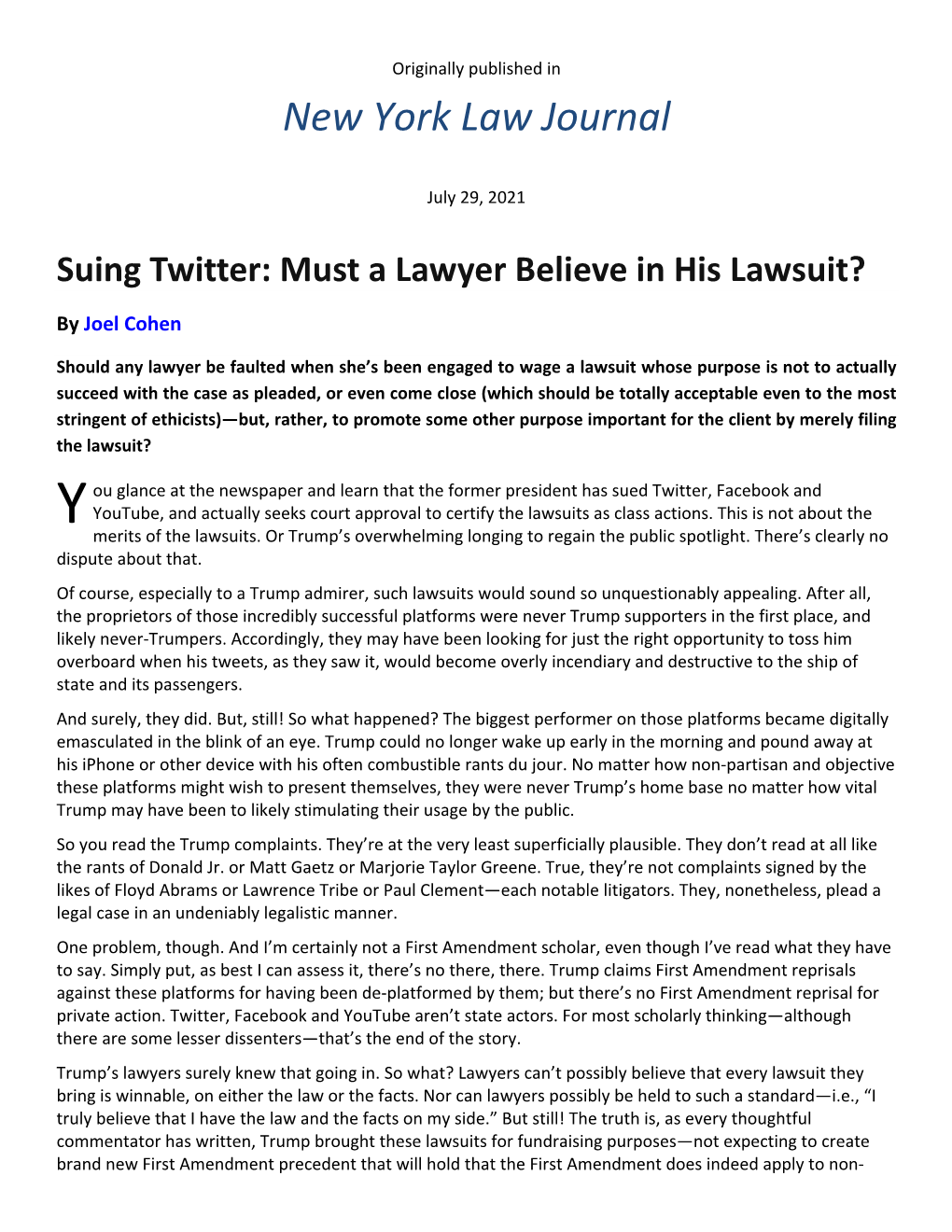 New York Law Journal