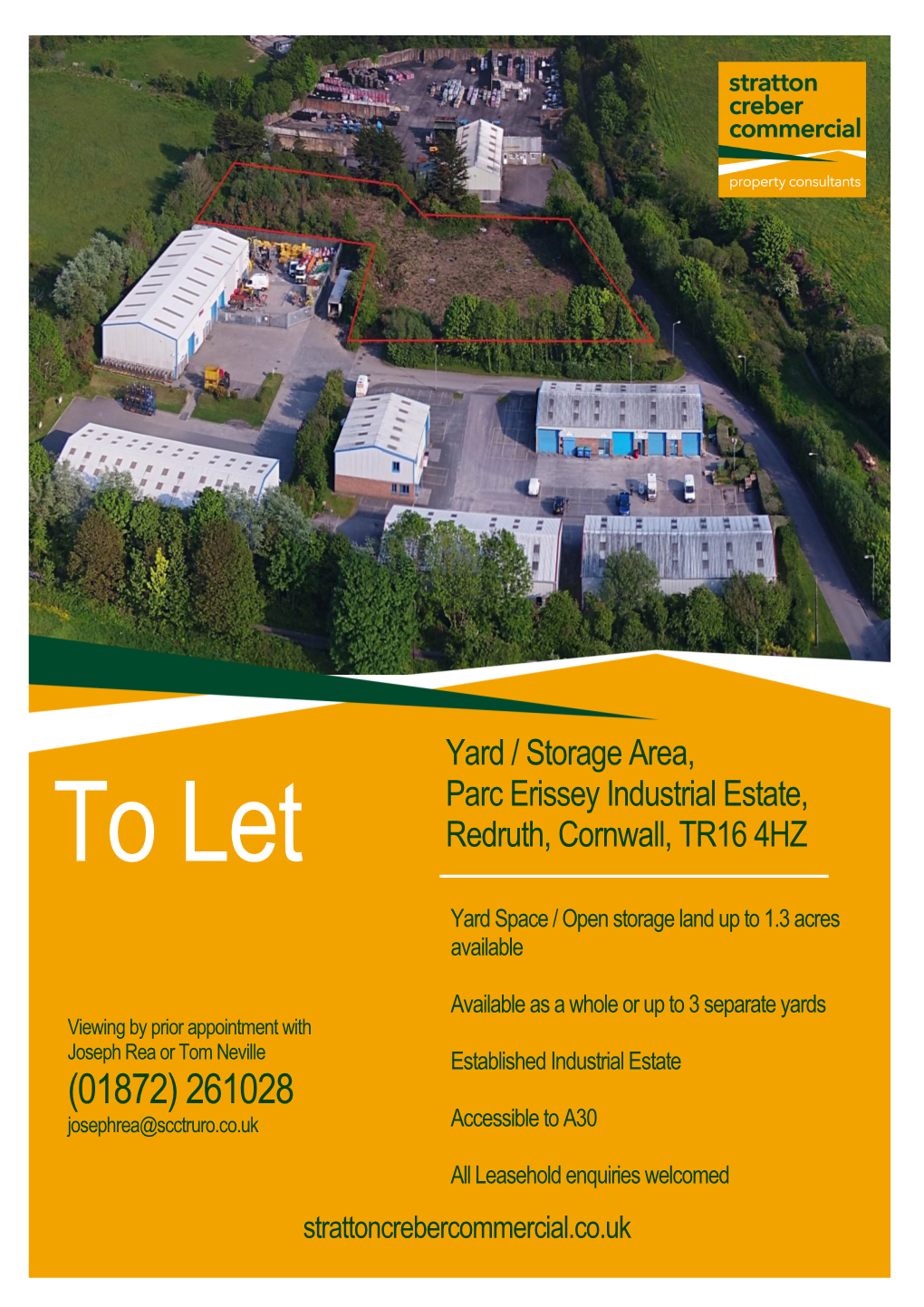 Yard / Storage Area, Parc Erissey Industrial Estate, Redruth, Cornwall