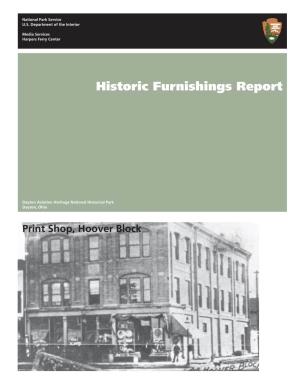 Historic Furnishings Report