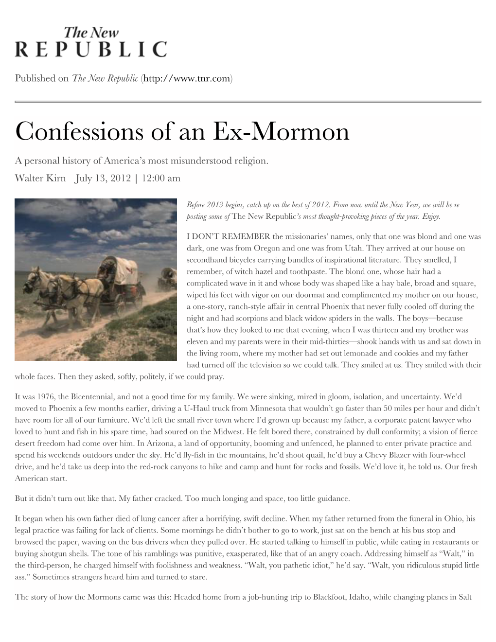 Confessions of an Ex-Mormon a Personal History of America’S Most Misunderstood Religion