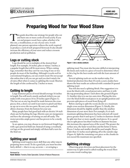 Preparing Wood for Your Wood Stove