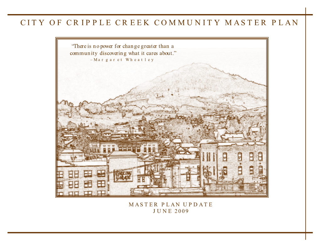 View the Cripple Creek Master Plan