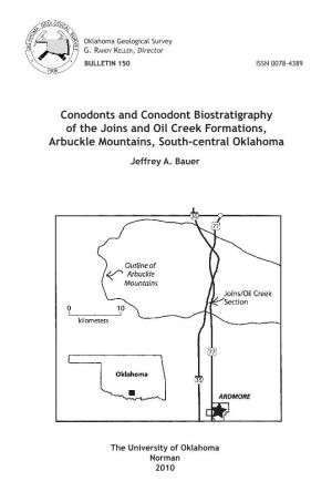 Conodonts and Conodont Biostratigraphy of the Joins and Oil Creek Formations, Arbuckle Mountains, South-Central Oklahoma