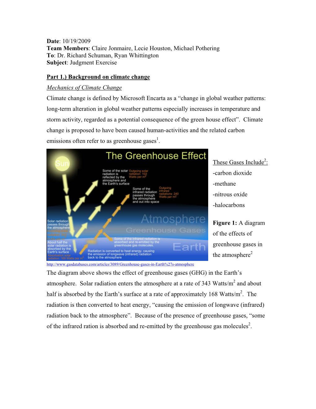 According to Statements Made by Senator Inhofe, the Concept of Global Climate Change Resulting from Human-Activities Has Not Been Proven Beyond a Reasonable Doubt