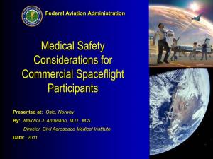 Risk Factors Relevant to the Development of Guidelines for Medical Screening of Commercial Space Passengers