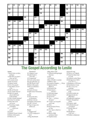 The Gospel According to Leslie