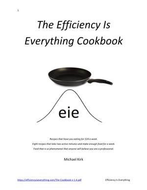 The-Cookbook-V-1.4.Pdf Efficiency Is Everything 2